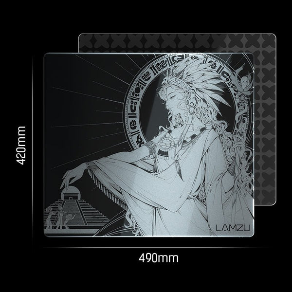 マウス・トラックボール Lamzu Maya Glass Mousepad LAMZU MAYA Glass Mousepad