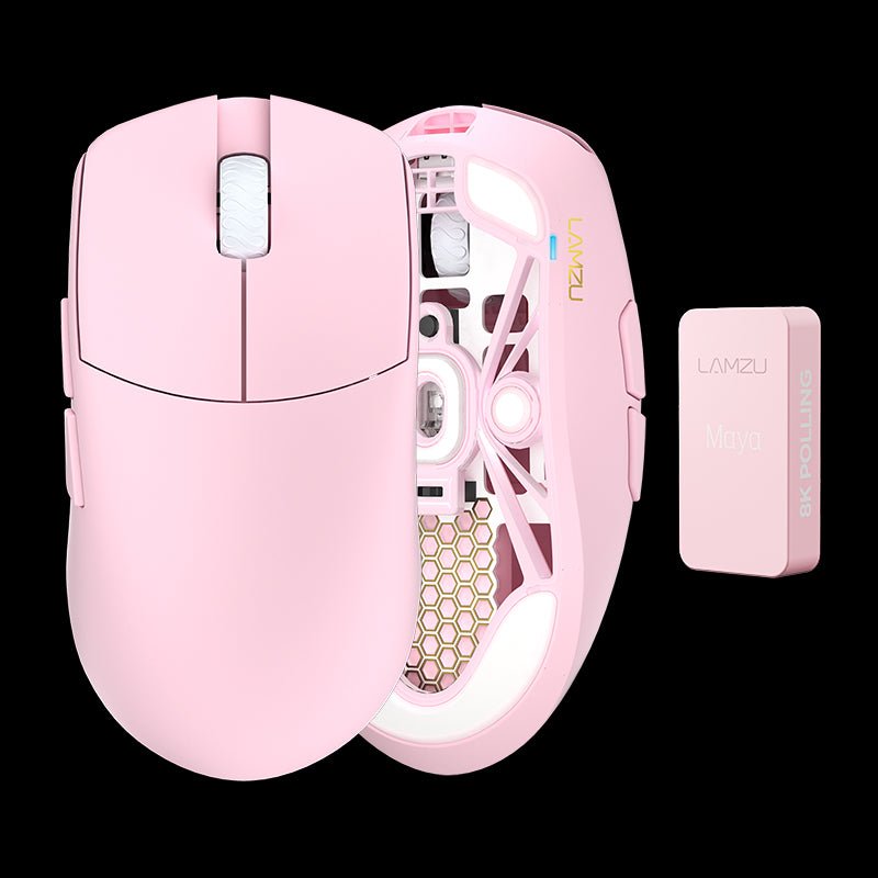 LAMZU MAYA X 8K ピンク Amazon.com: Lamzu Maya X Wireless Gaming Mouse, Ultra