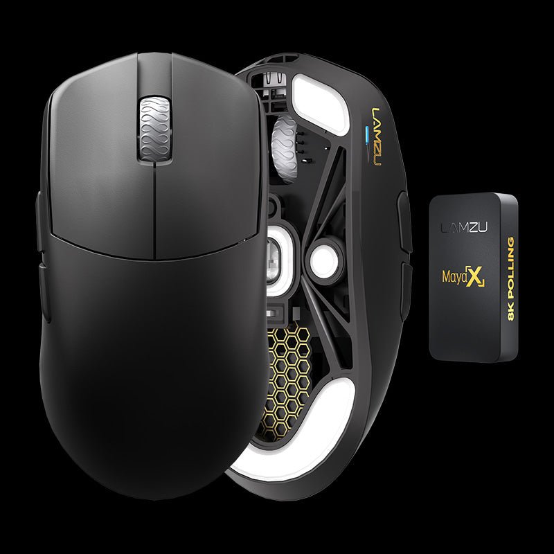 Lamzu Maya X gaming mouse – ultraleggero 47g simmetrico wireless 8K PAW3950