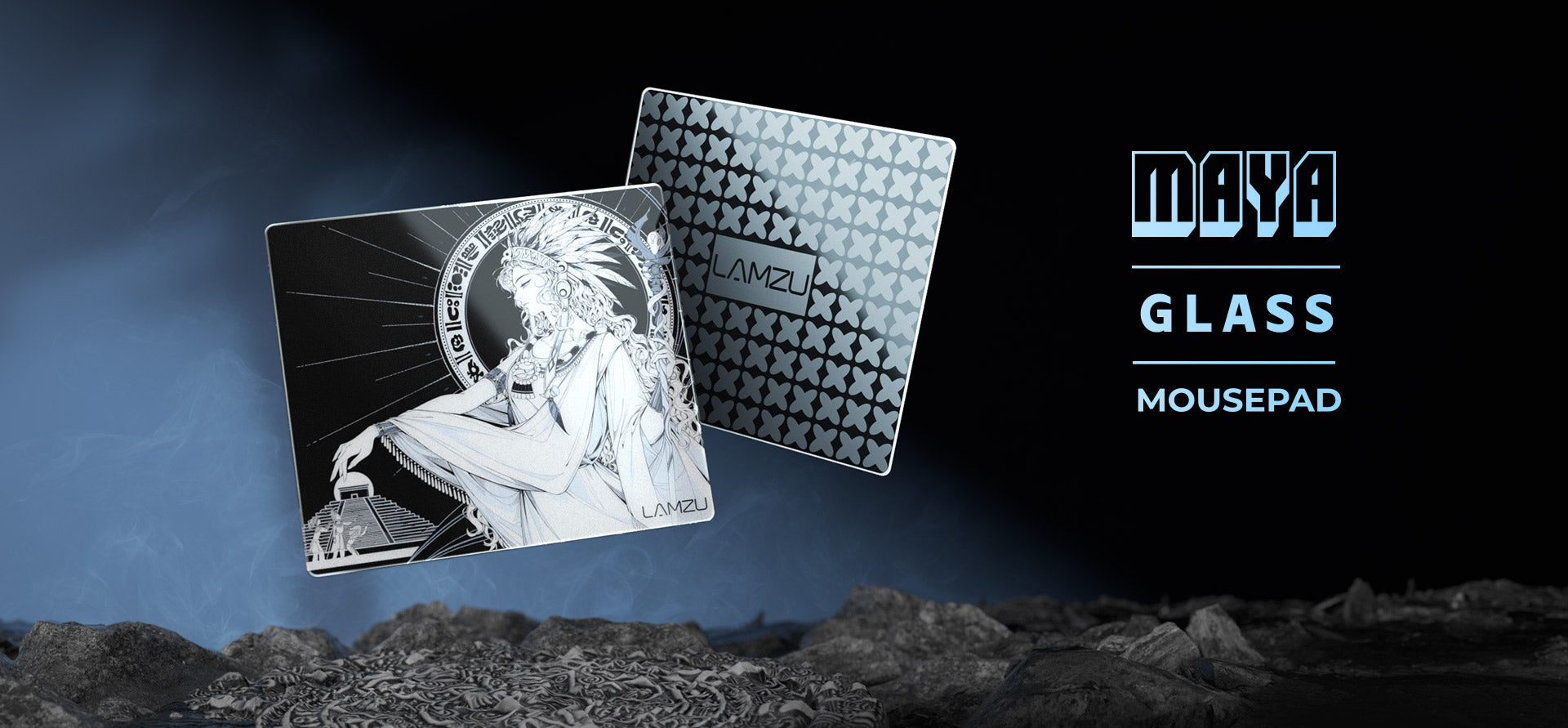 LAMZU MAYA Glass Mousepad