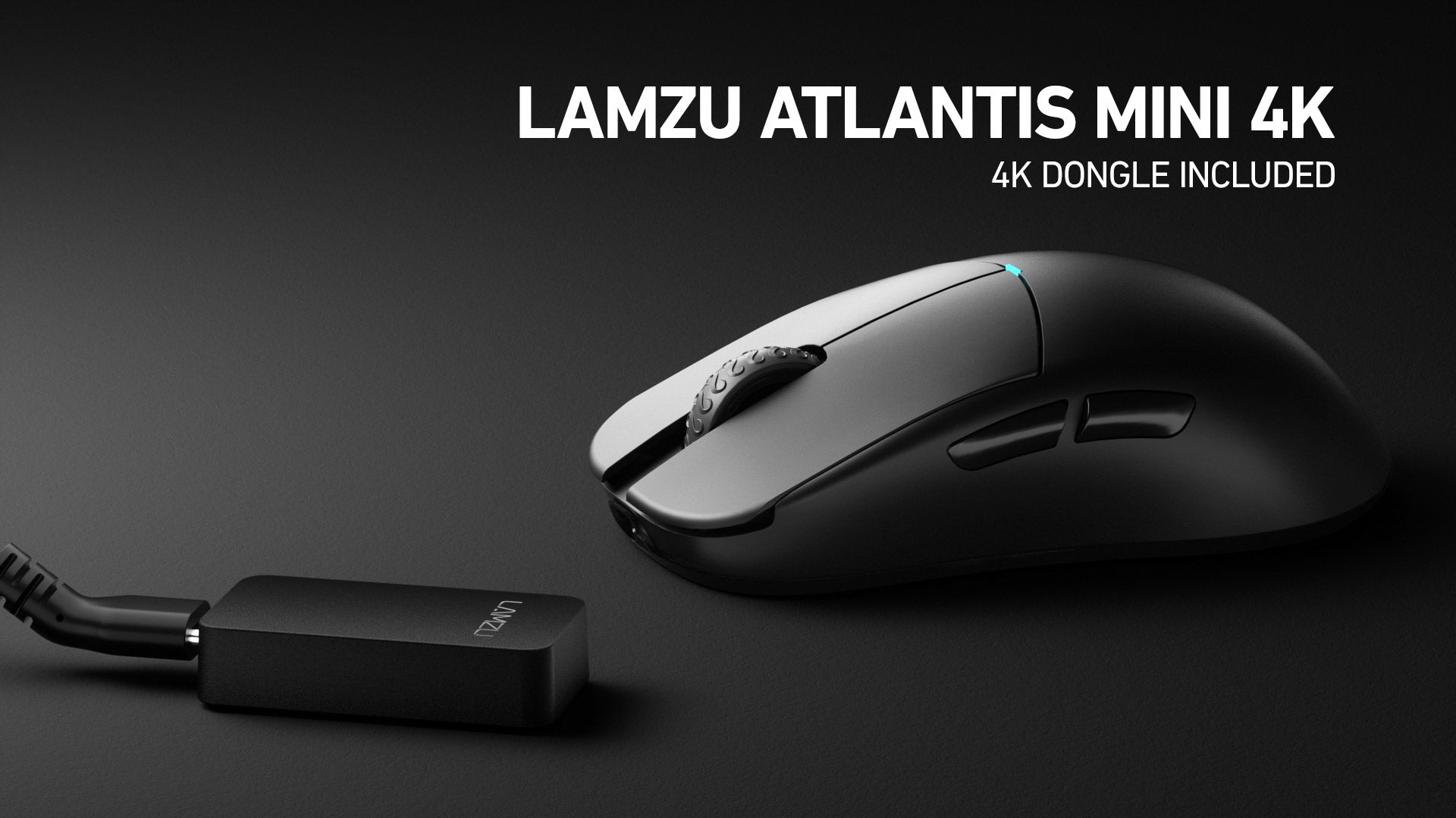 Souris Gaming Lamzu Atlantis Superlight Mini Sans Fil Anthracite Pixart 3395